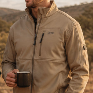 CC - Jeep - Funnel Neck Soft Shell Jacket Elm Wood