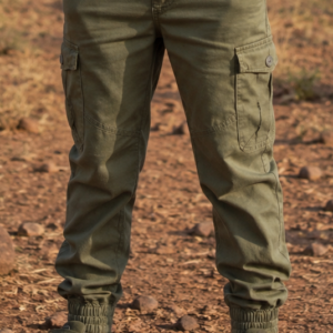 KK - Wildebees - Cargo Jogger Pants Olive Green