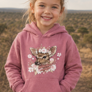 CC - Wildebees - Sweet Bambi Fleece Hoodie - Pink Melange