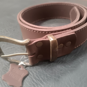 JJ - Wildebees - Mens Metal Loop Belt - Brown