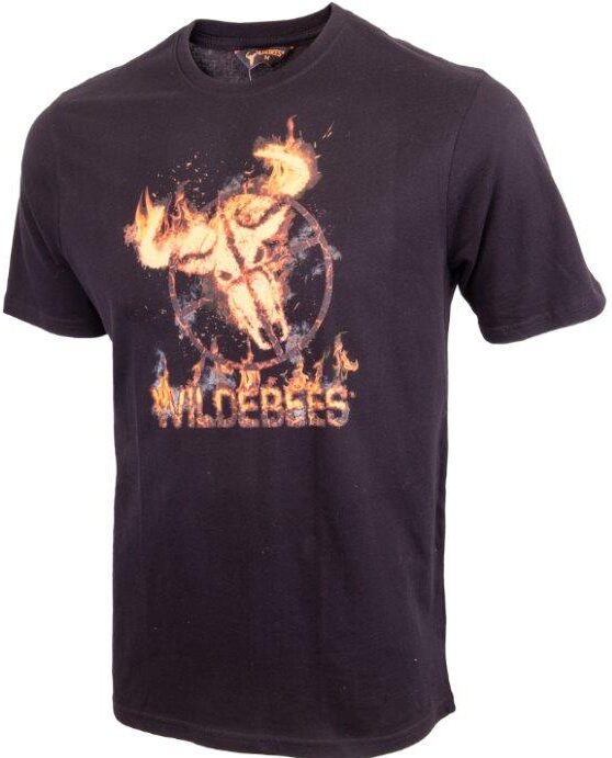 Mens Wildebees - Flame Target T-Shirt - Black