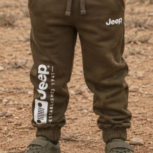 KK - Jeep - Kids Track Pants - Olive