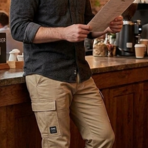 EE - Jeep - Twill Cargo Pants Dune